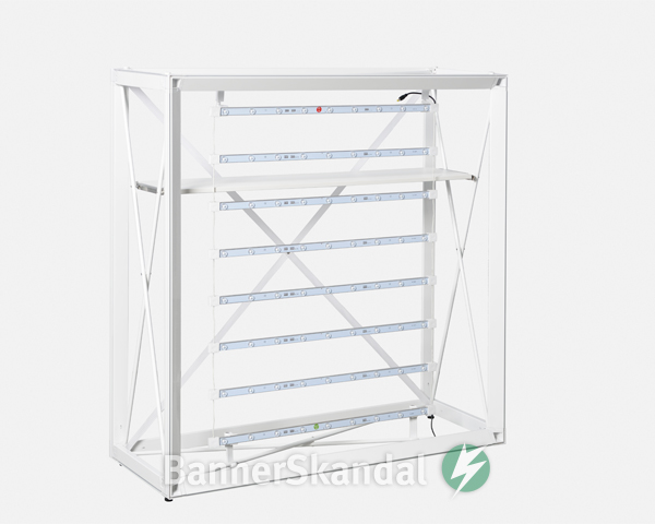 Werbetheke mit LED